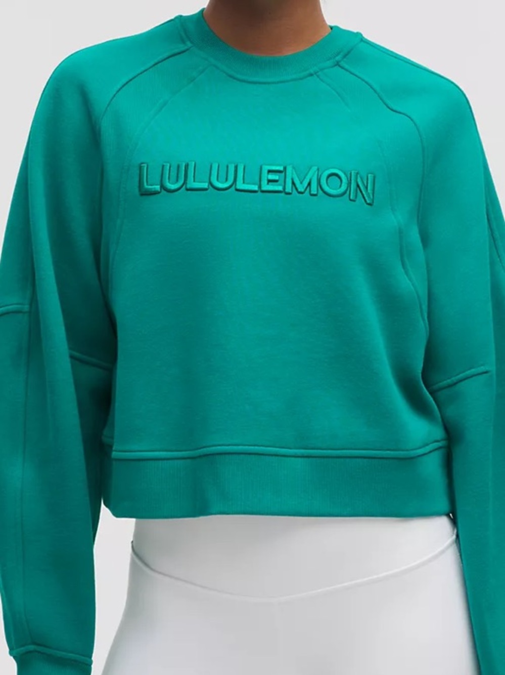 Lululemon Scuba Oversized Pullover in Sonic Teal Sz XL - Picture 4 of 8